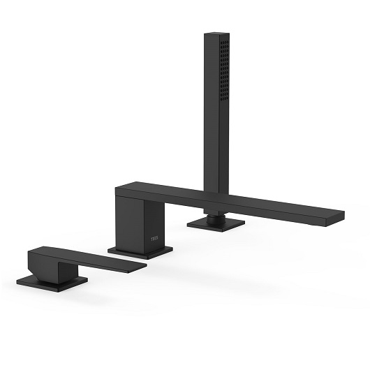 Смеситель на борт ванны TRES Slim Exclusive Colors 20216101NM (черный матовый)