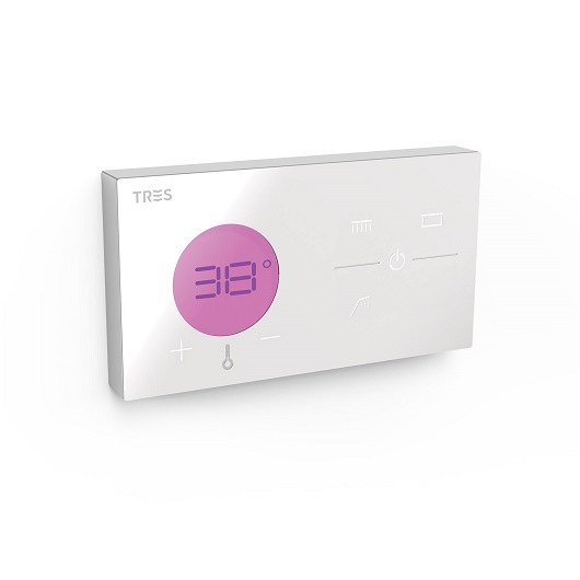 Электронный термостат на 3 выхода TRES Shower Technology 49286399 (хром)