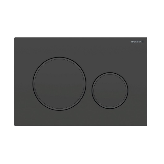 Смывная клавиша Geberit Sigma20 115.882.16.1 (матовый черный, с легкоочищаемой поверхностью)