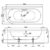 Ванна Bette Starlet V 6680-000 PLUS (правая,1650х750 мм) шумоизоляция, антигрязевое покрытие