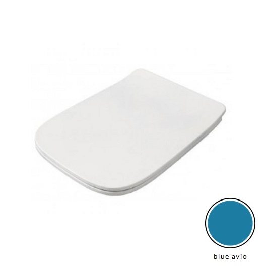 Сиденье с крышкой для унитаза ArtCeram A16 ASA001 38 71 SoftClose (Blue Avio Matt)