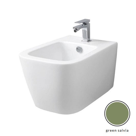 Биде подвесное ArtCeram A16 ASB001 44 00 (Green Salvia Matt)