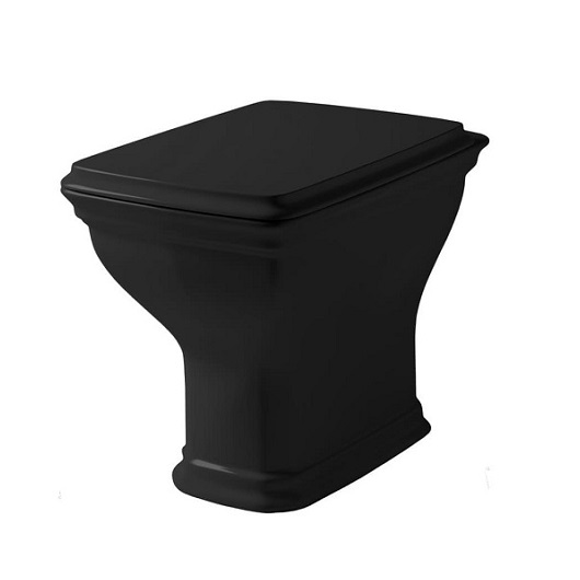 Чаша приставного унитаза ArtCeram Civitas CIV003 03 00 (черная)