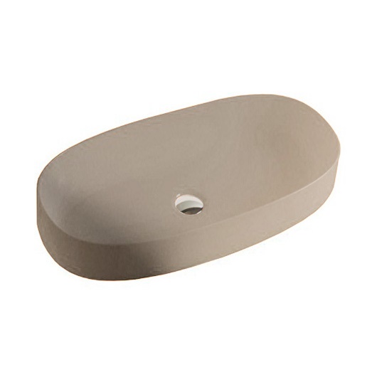 Раковина накладная ArtCeram Cognac 68 COL005 40 00 (680х350 мм) Brown Tortora Matt