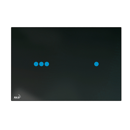 Кнопка управления бесконтактная AlcaPlast NIGHT LIGHT-3 (стекло/черный)