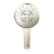 Ручной душ Grohe Rainshower 130 SmartActive 26574BE0 (9,5 л/мин, никель глянец)