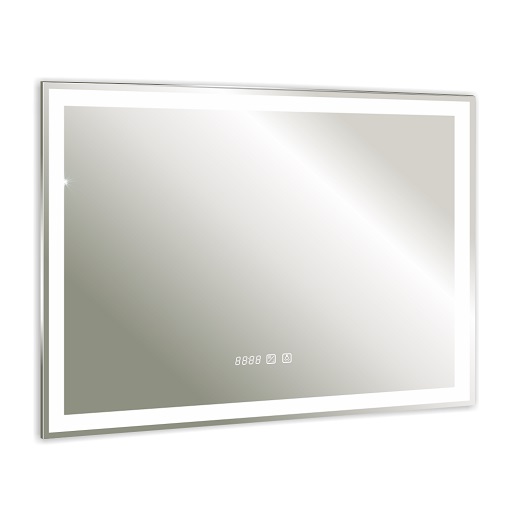 Зеркало Silver Mirrors Livia neo-3 LED-00002404 (800х600 мм, антипар, часы)