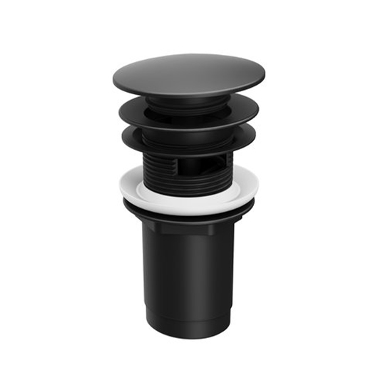 Донный клапан Ravak X01748 (черный матовый) для раковин с переливом