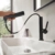 Смеситель для раковины Hansgrohe Finoris 76063670 (с вытяжным душем, матовый черный)