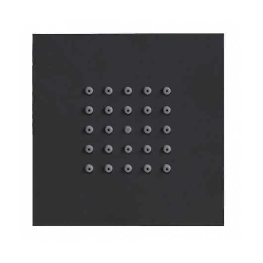 Боковая форсунка Bossini Cubic Flat I00176 Black Matt (черный матовый)