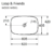 Раковина накладная Villeroy & Boch Loop & Friends 4A5000R1 (4A50 00 R1) CeramicPlus (620х420 мм)