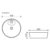 Раковина накладная Ceramica Nova Element CN6014 (435х435 мм) белая