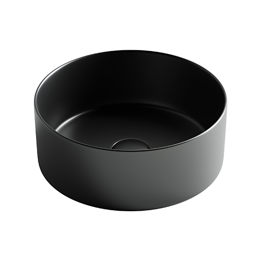 Раковина накладная Ceramica Nova Element CN6032MB (358х358 мм) черная матовая