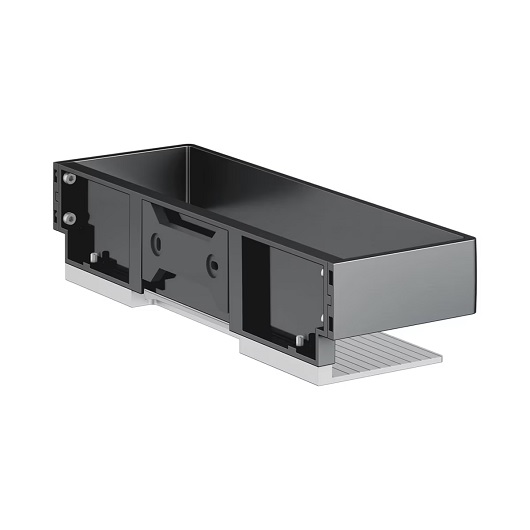 Корзинка для душа Keuco Edition 11 11158130000 (хром черный шлифованный, 11158 130000)