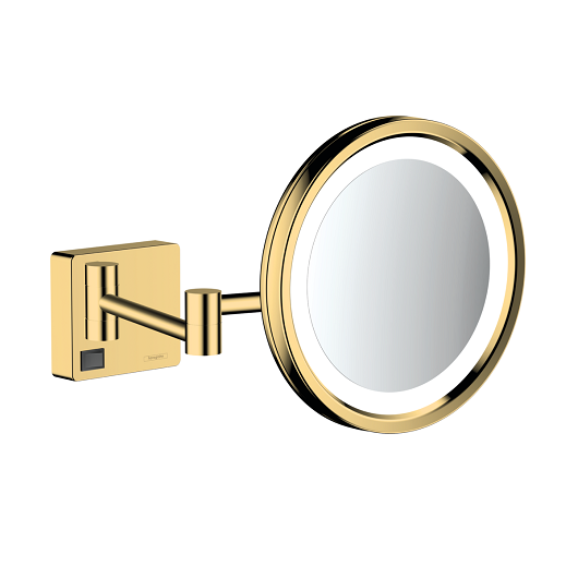 Косметическое зеркало Hansgrohe AddStoris 41790990 (полированное золото)