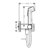 Гигиенический душ со смесителем Hansgrohe Bidette S 1 jet EcoSmart+ 29232340 (шлифованный черный хром)