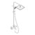 Душевая система Hansgrohe Vernis Shape Showerpipe 240 1jet 26900670 (матовый черный)