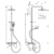 Душевая система Hansgrohe Vernis Shape Showerpipe 240 1jet 26900670 (матовый черный)