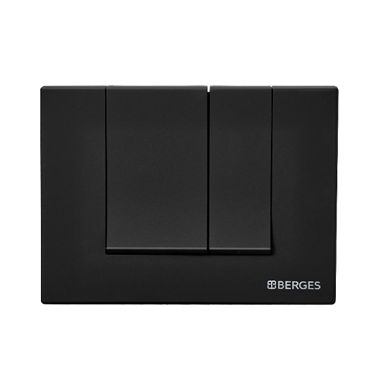 Клавиша для инсталляции Berges Novum S5 040045 (черная Soft Touch)