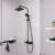 Душевая система Hansgrohe Vernis Shape Showerpipe 230 1jet EcoSmart 26097670 (матовый черный)