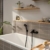 Смеситель для ванны Hansgrohe Rebris E 72450670 (матовый черный)