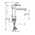 Смеситель для раковины Hansgrohe Rebris E 72557670 (матовый черный)