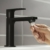 Смеситель для раковины Hansgrohe Rebris E 72557670 (матовый черный)