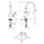 Смеситель для раковины Hansgrohe Rebris E 72576670 (матовый черный)