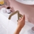 Смеситель для раковины Hansgrohe Tecturis S CoolStart EcoSmart+ 73320140 (шлифованная бронза)