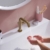Смеситель для раковины Hansgrohe Tecturis S CoolStart EcoSmart+ 73320140 (шлифованная бронза)