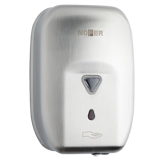 Дозатор жидкого мыла настенный Nofer Automatics 03023.S (нержавеющая сталь) электронный