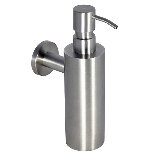 Дозатор жидкого мыла настенный Nofer Inox 03047.S (нержавеющая сталь)