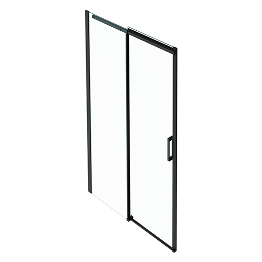 Душевая дверь Jacob Delafon Contra 140 E22C140-BL (профиль черный матовый, стекло прозрачное)