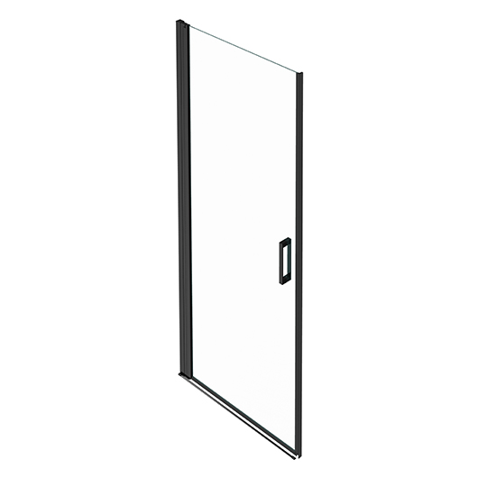 Душевая дверь для угла Jacob Delafon Contra 90 E22T91-BL (профиль черный матовый, стекло прозрачное)