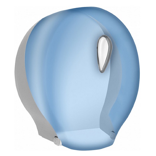 Дозатор туалетной бумаги Nofer Clasic 05005.T (прозрачный синий)