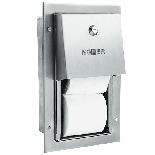Дозатор туалетной бумаги встраиваемый Nofer Domestics 05202.S (нержавеющая сталь)
