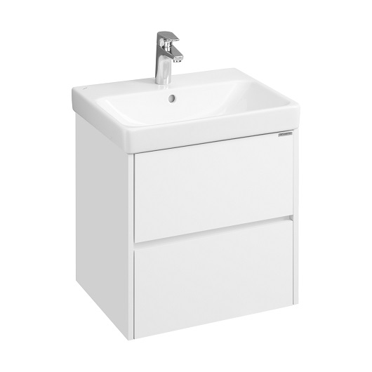 Комплект мебели Aquaton Сканди 55 1A2517K0SD010 белый матовый/белый глянцевый (550х450 мм)