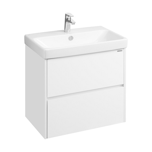 Комплект мебели Aquaton Сканди 70 1A2518K0SD010 белый матовый/белый глянцевый (710х455 мм)