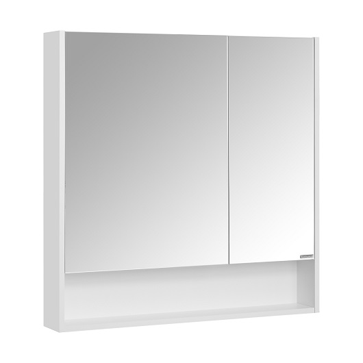 Зеркальный шкаф Aquaton Сканди 90 1A252302SD010 белый (850х850 мм)