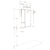 Шкаф модуль Aquaton Мишель 23 1A244303MIX40 дуб эндгрейн/белый (230х1010 мм)