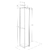 Шкаф-колонна Aquaton Лондри 1A260603LH010 белый глянец (312х1960 мм)