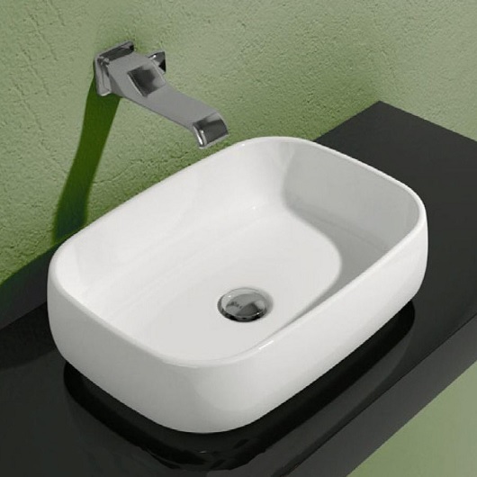 Раковина накладная Flaminia Flag FG50A (500х360 мм, белая)