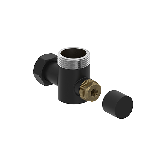 Вентиль угловой Сунержа 31-1300-0134 (G 1″ НР х G 3/4″ НГ) матовый черный