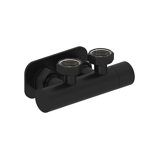 Вентиль угловой Сунержа 31-1418-3434 (2 х G 3/4″ НГ х G 3/4″ НГ) матовый черный