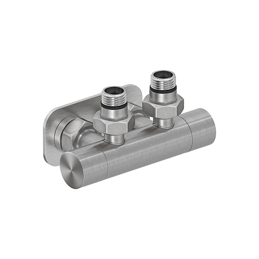 Вентиль угловой Сунержа 071-1416-1234 (2 х G 1/2″ НР х G 3/4″ НГ) сатин