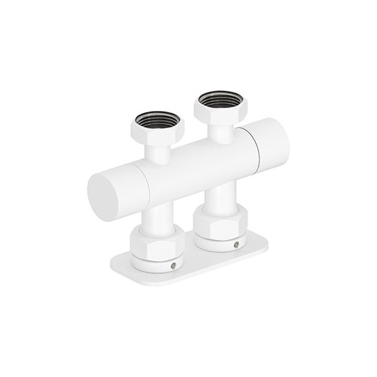 Вентиль прямой Сунержа 30-1419-3434 (2 х G 3/4″ НГ х G 3/4″ НГ) матовый белый