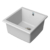 Кухонная мойка Point Бату 45 PN3008W (460 х 450 мм, белый)