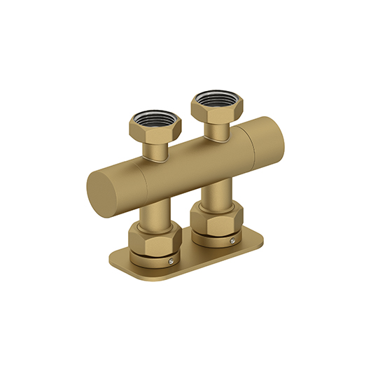 Вентиль прямой Сунержа 032-1419-3434 (2 х G 3/4″ НГ х G 3/4″ НГ) матовое золото