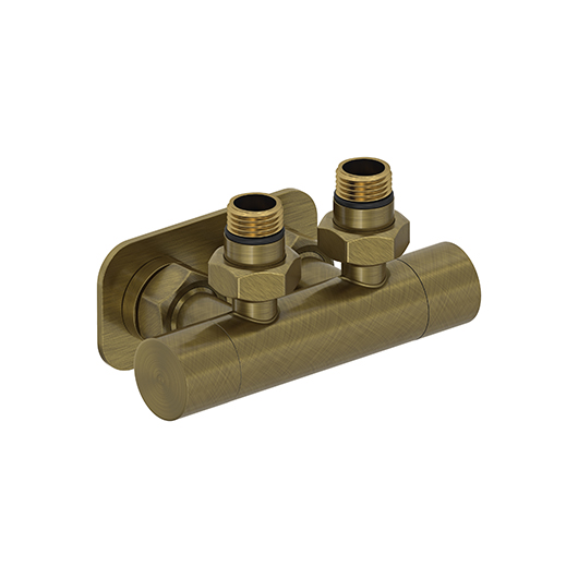 Вентиль угловой Сунержа 05-1416-1234 (2 х G 1/2″ НР х G 3/4″ НГ) состаренная бронза