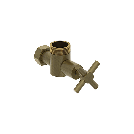 Вентиль угловой Сунержа 05-1304-0134 (G 1″ НР х G 3/4″ НГ) состаренная бронза